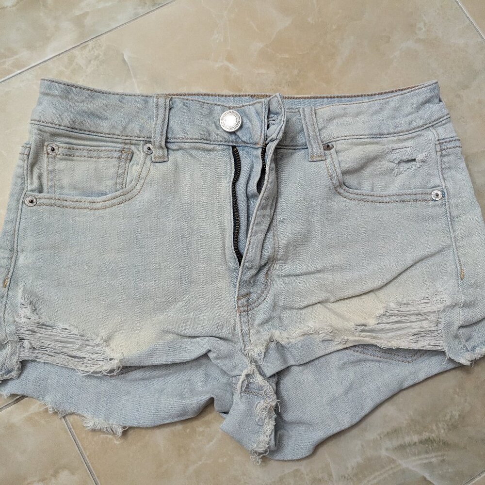 American Eagle Super Stretch Jean Shorts - Women's 8
